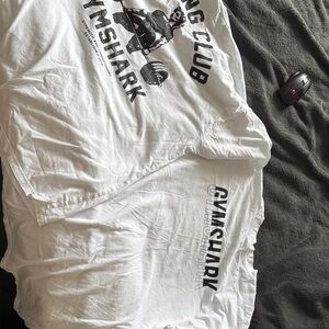 Gymshark White Graphic Tee